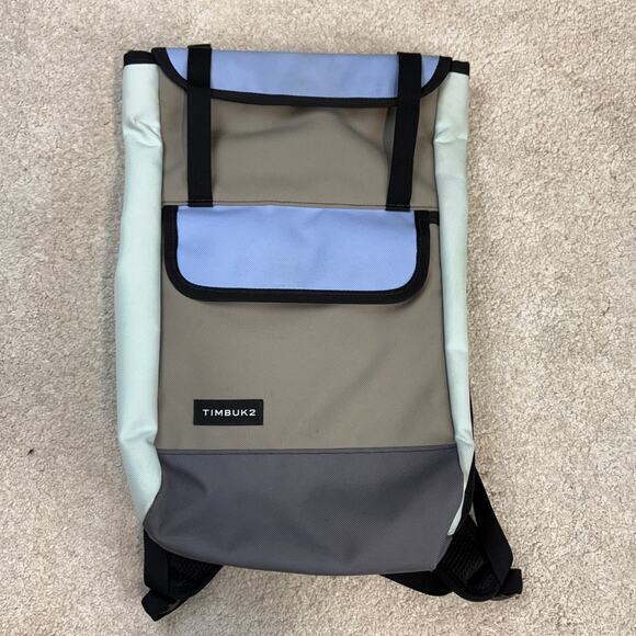 Timbuk2 Mini Prospect Backpack Eco Friendly Canvas Gray Blue